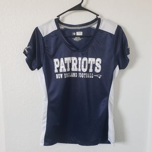 NFL New England Patriots Navy Blue Short Sleeve Football Jersey Small
